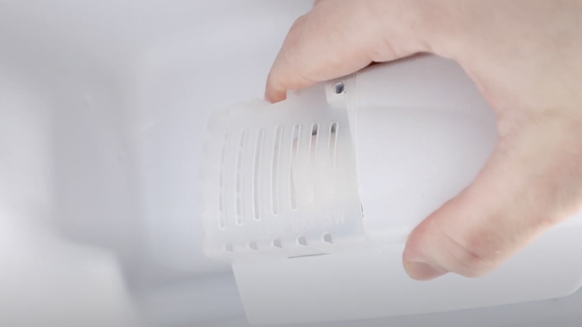 Re-attach light bulb cover